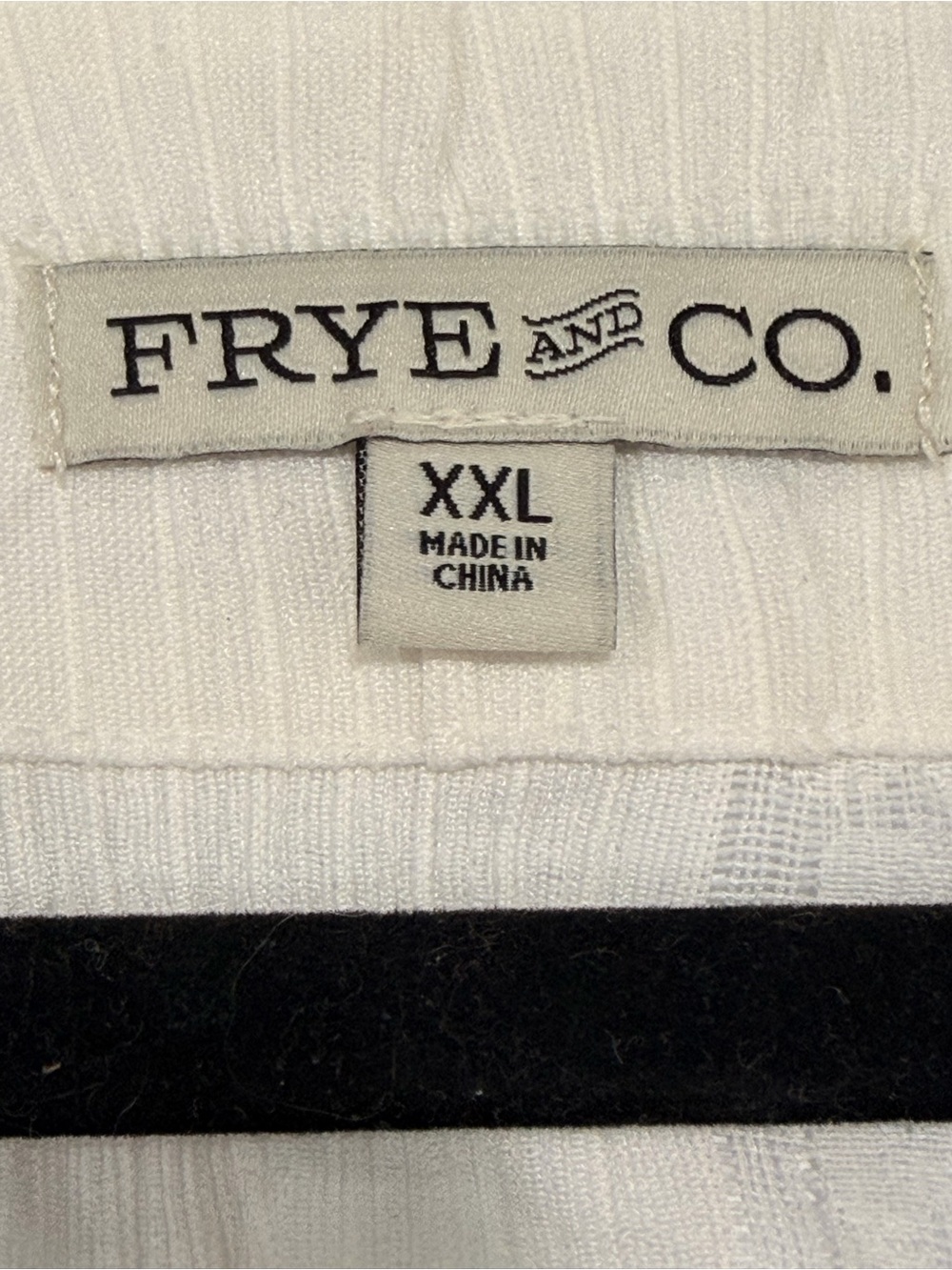FRYE AND CO. Cream Eyelet Ruffle Blouse - Picture 3 of 4